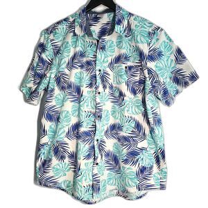 Gymboree Men's 100% Cotton Hawaiian Button up Shirt sz XL